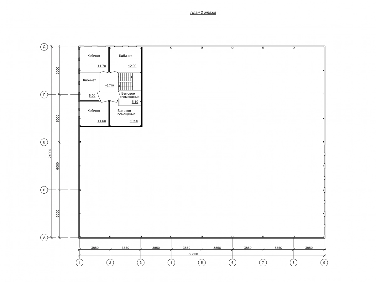 Планировка Магазин из сэндвич-панелей -  фото 2