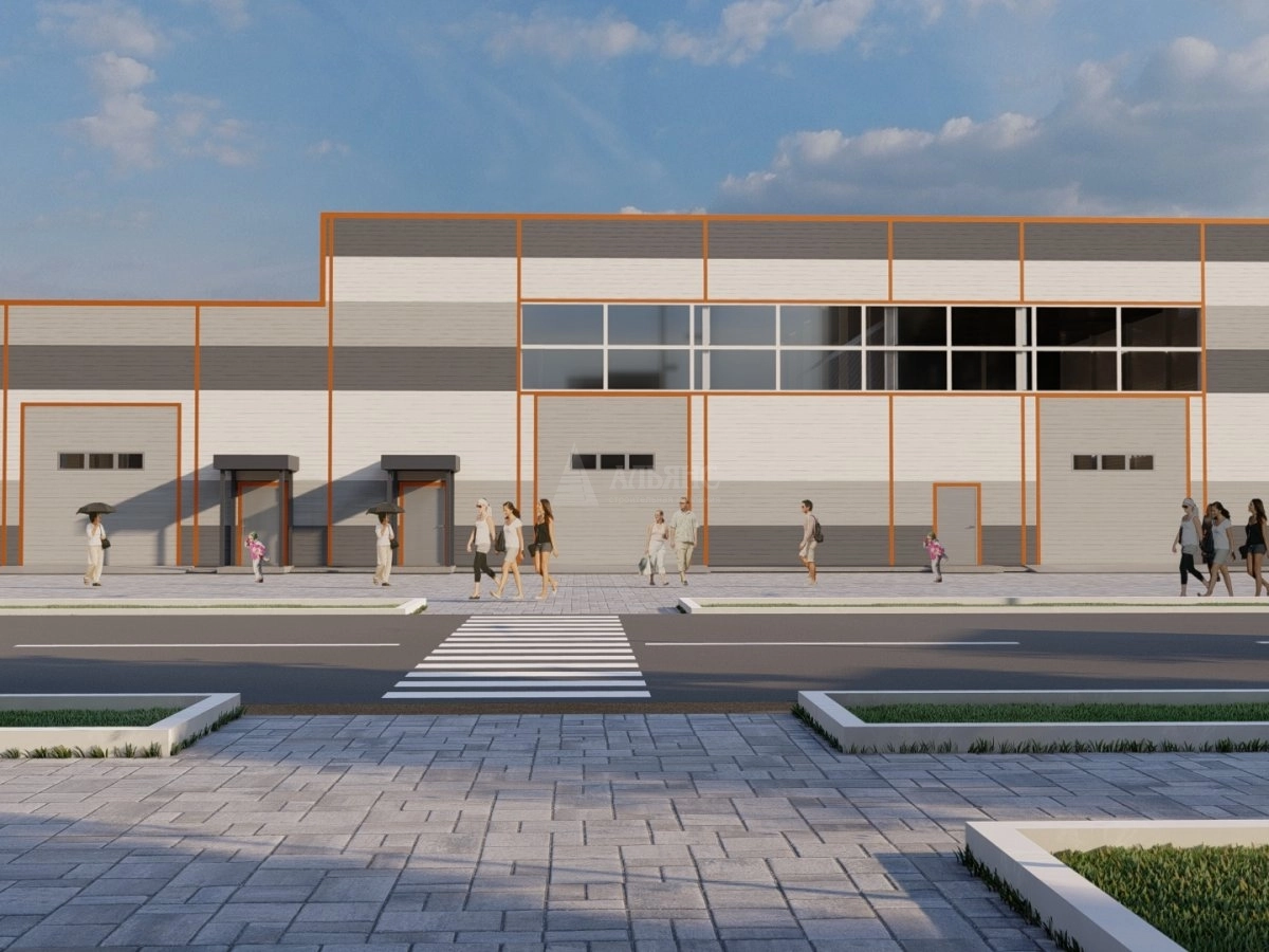 3D визуализация Проект СТО из сэндвич-панелей - фото 5